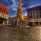 HDR "schönen Brunnen Nürnberg"