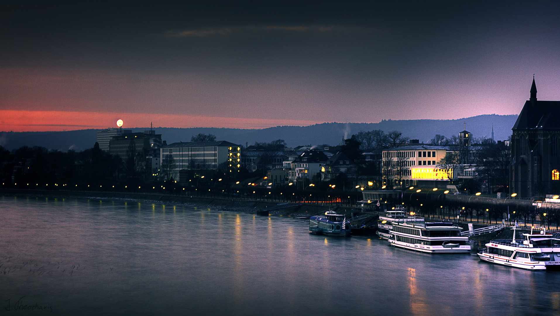 HDR-Spielerei auf der Kennedybrücke in Bonn