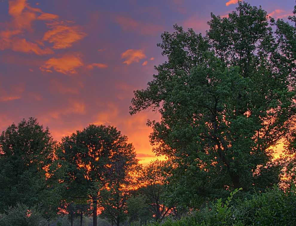 HDR sunset