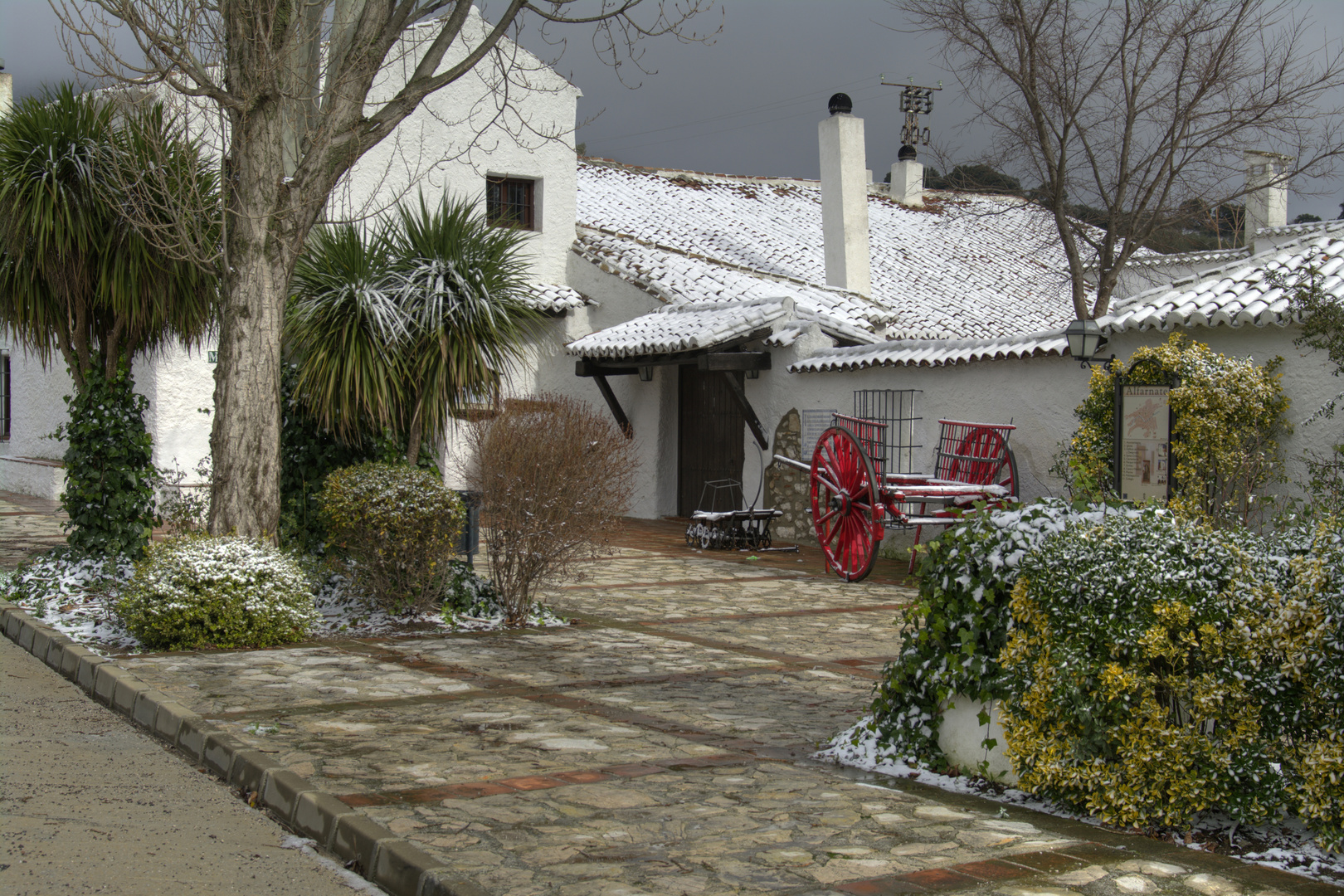 HDR Venta de Alfarnate Con Nieve