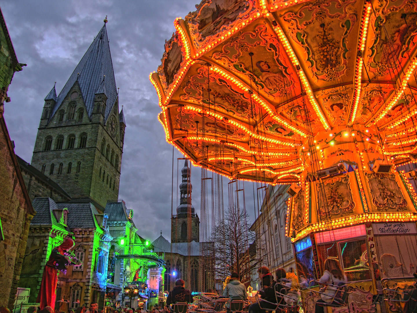 HDR-Versuch auf der Allerheiligenkirmes