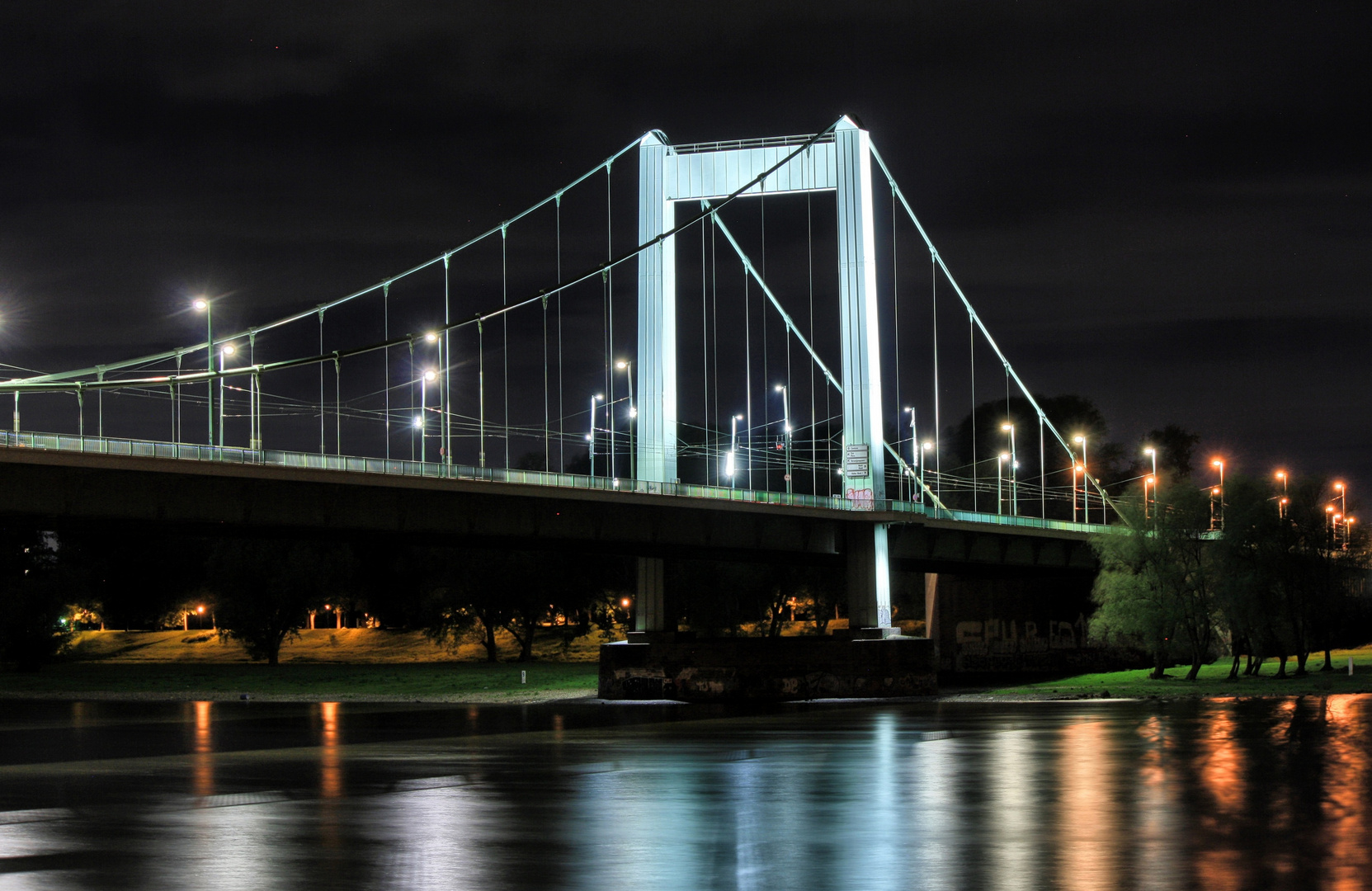 HDR-Versuch in Köln, Mülheimer-Brücke