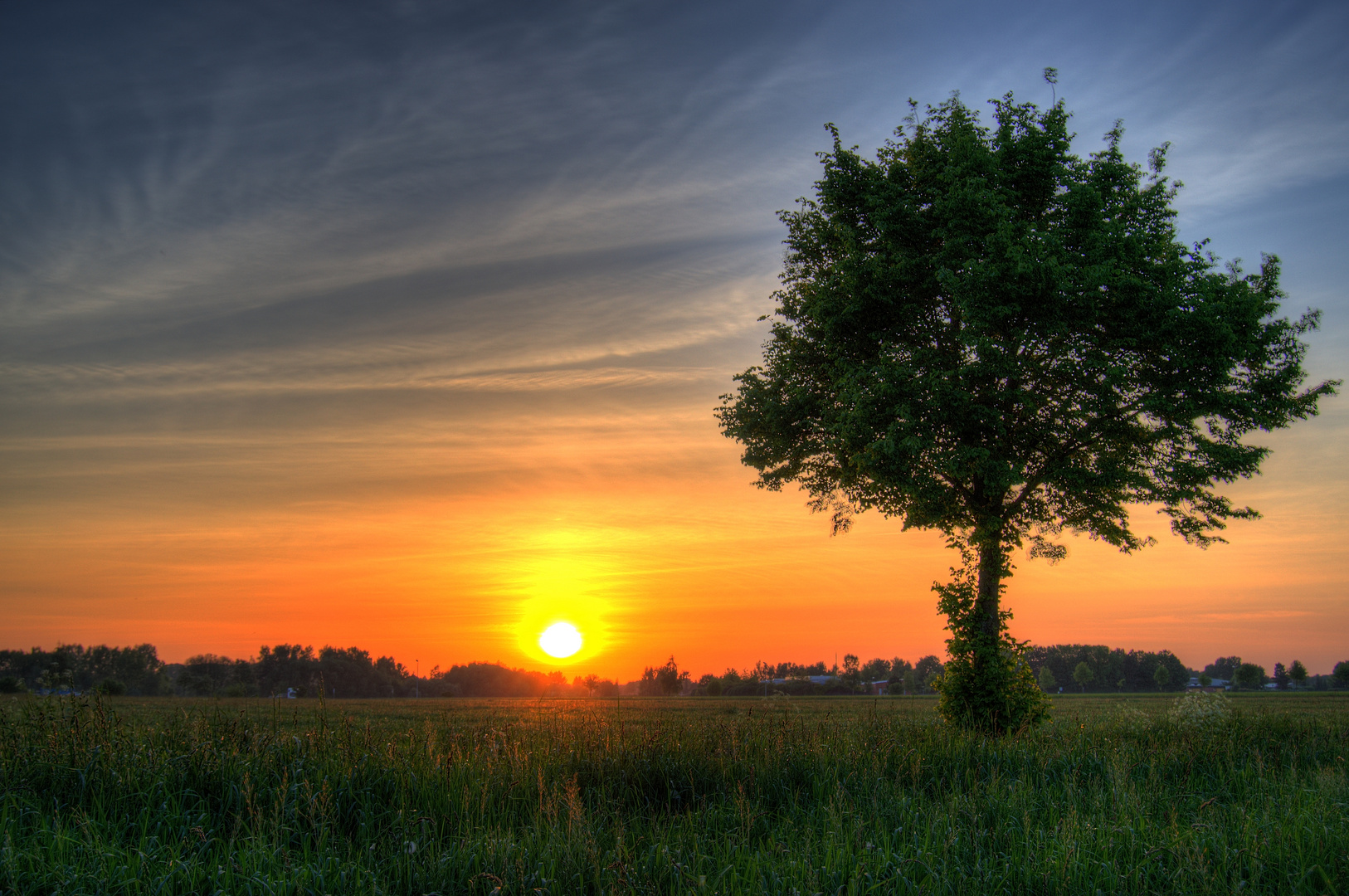 HDR versuch Sonnenuntergang