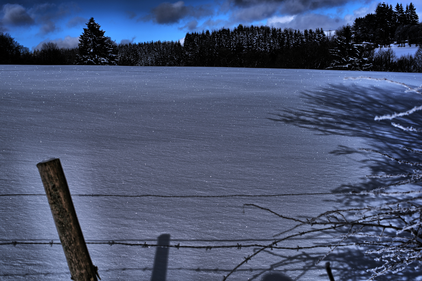 hdr weißer stein