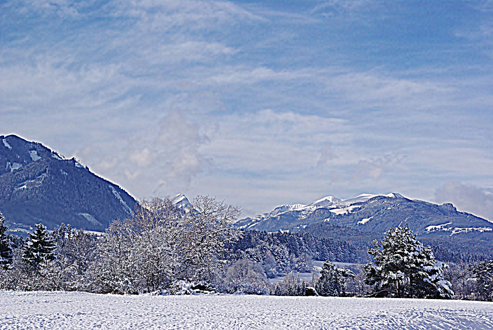 HDR Winter Aufnahme