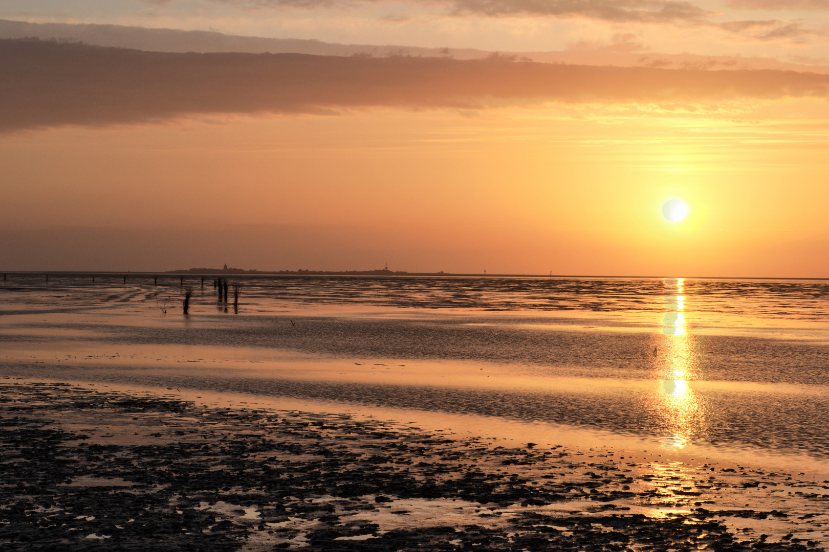 HDR_Watt-Sonnenuntergang