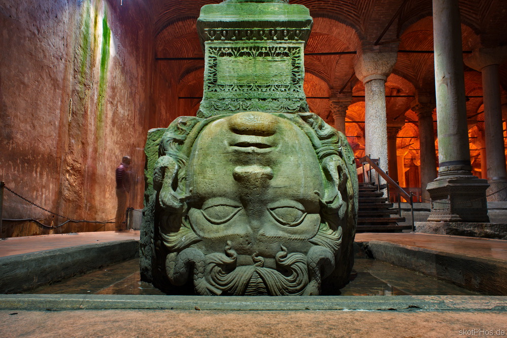 Head of the Medusa | Yerebatan Sarayi | Istanbul