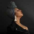 head wrap grey profile