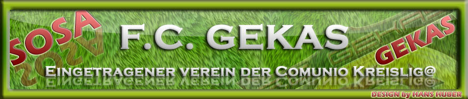 Header meiner FC GEKAS PAGE