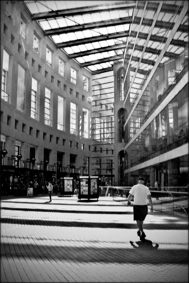 Headless in the Library monochrom