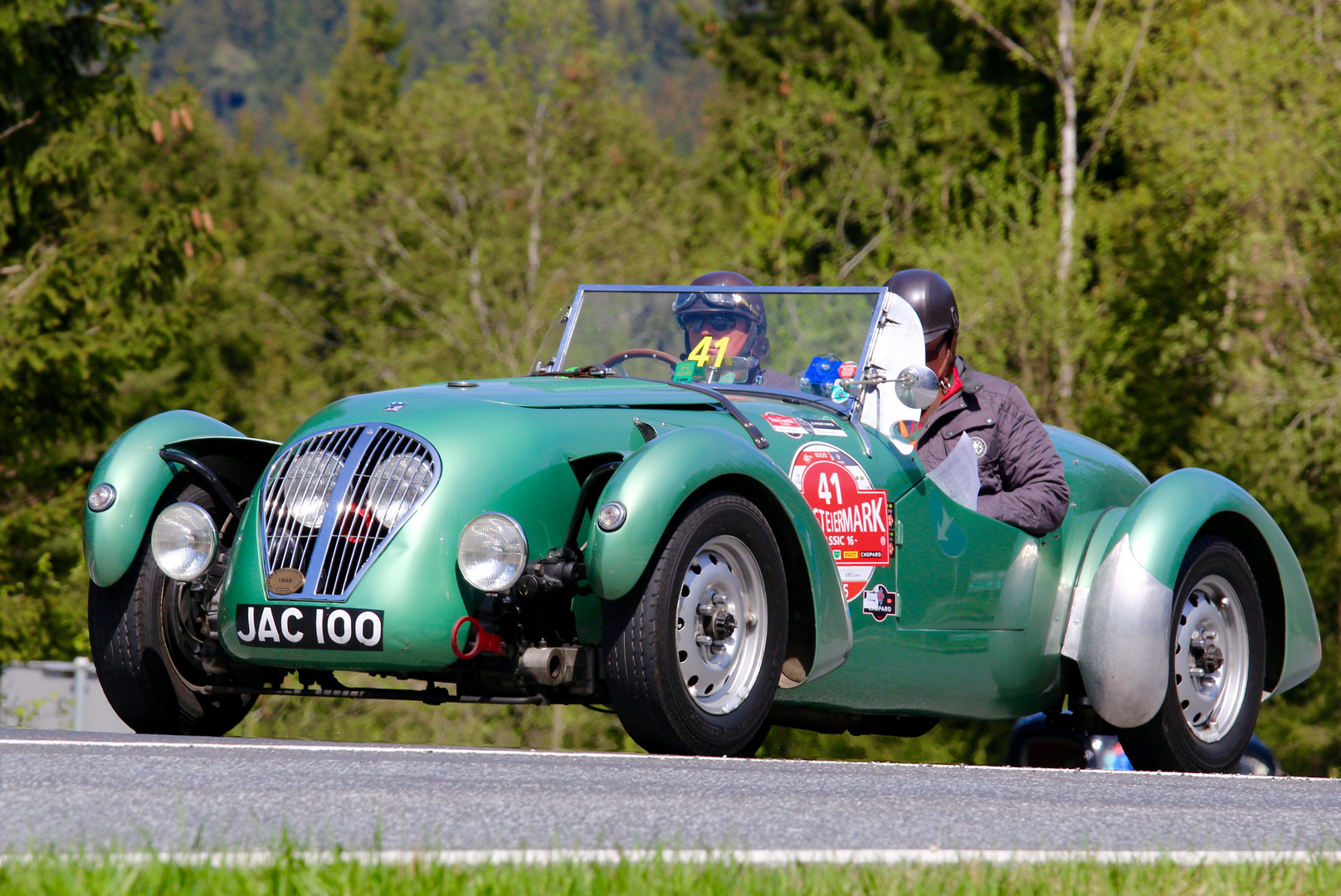 Healey Silverstone Baujahr 1949, 100 PS mit 2400 ccm Hubraum, Südsteiermark Classic 2016