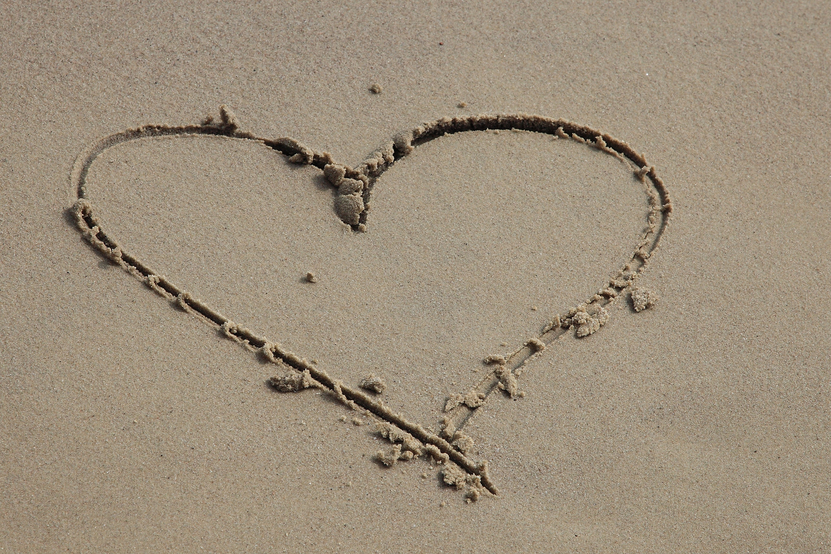 Heart on the Beach