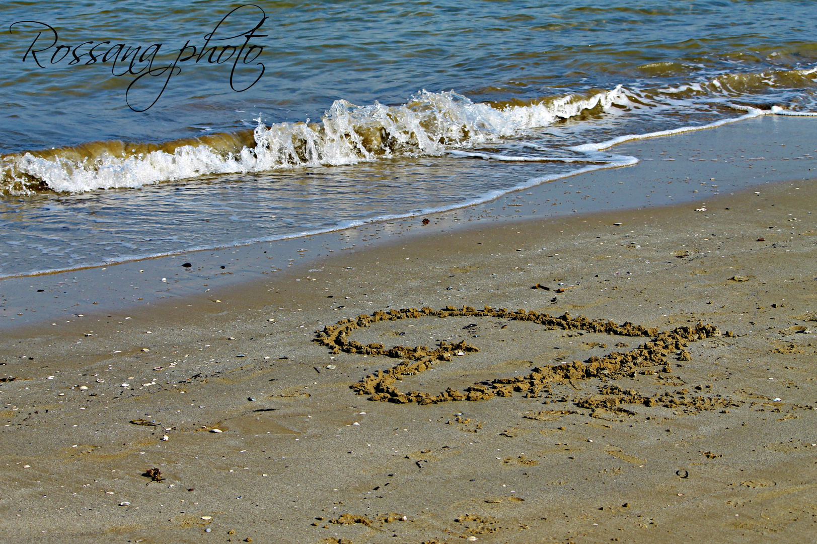 heart on the beach