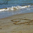 heart on the beach