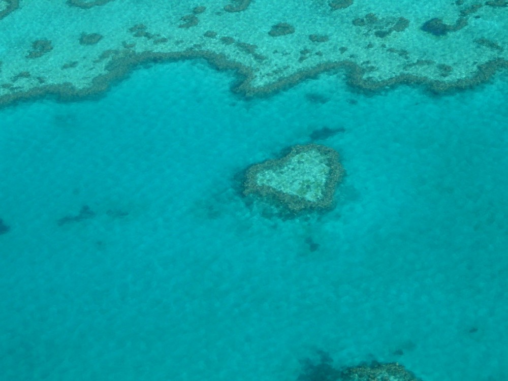 Heart Reef vu du ciel