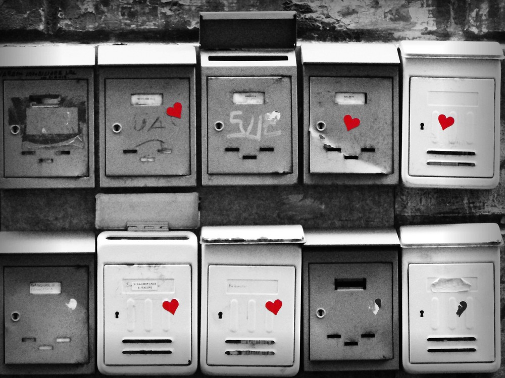 Hearts on mail