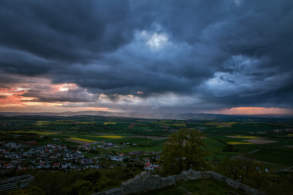 heavy clouds