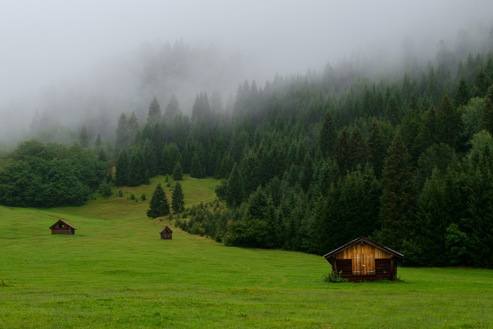 Heavy rain, Allgäu