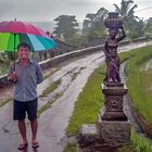 Heavy rain at Jatiluwih