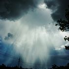 Heavy Rain Shower (Downburst?) over Batchelor, Northern Territory, Australia