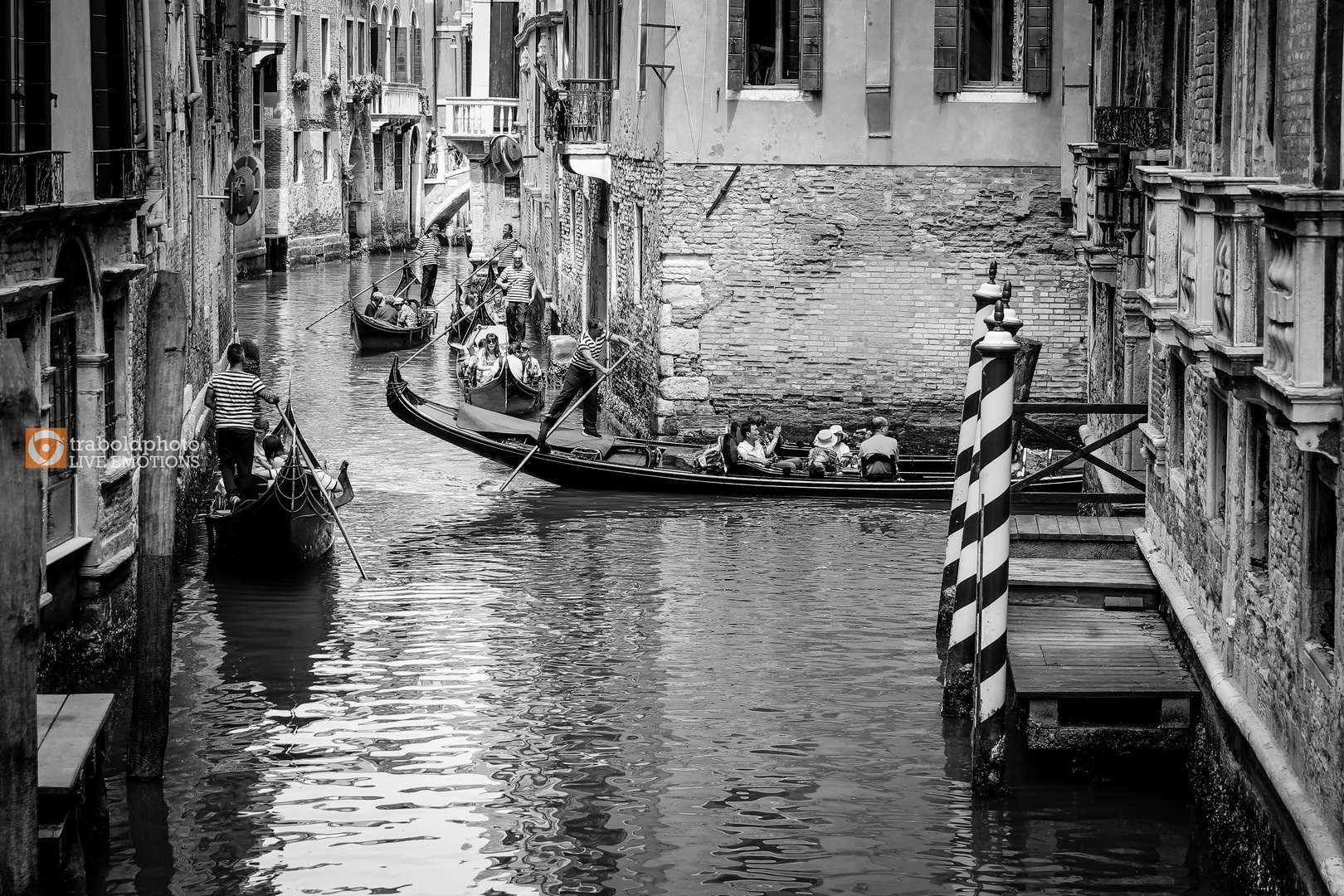 Heavy traffic in Venice