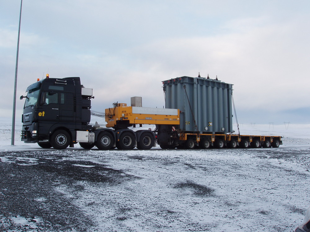 Heavy transport in Iceland