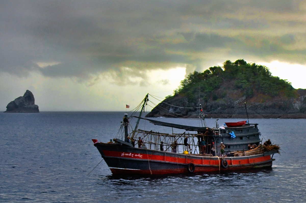 Heavy weather over the Mergui archipelago