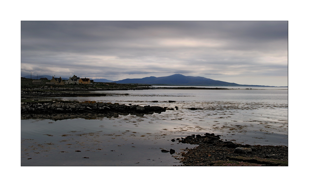 Hebridean Tour:       Berneray at low tide - bei Ebbe