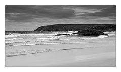 Hebridean Tour: Ness Beach 2 (bw)