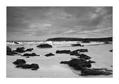 Hebridean Tour:  Ness Beach (b/w)