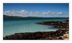 Hebridean Tour:  Sea view on the Isle of Berneray (Bheàrnaraidh)