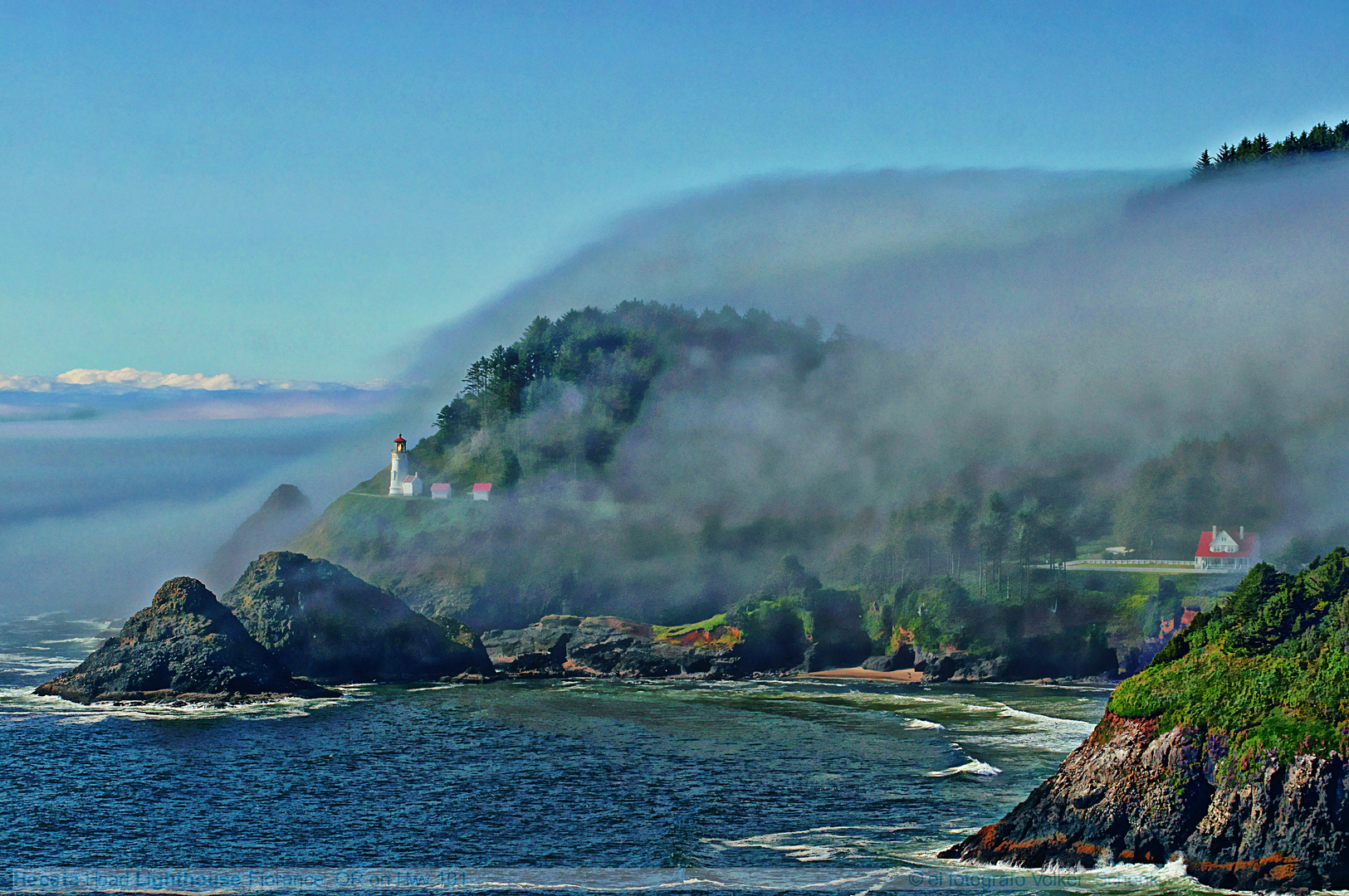 Heceta Head Lighthouse Florence, OR on Hwy 101, the most photographed lighthouse