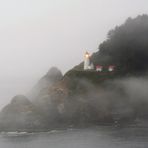 Heceta Leuchtturm im Nebel