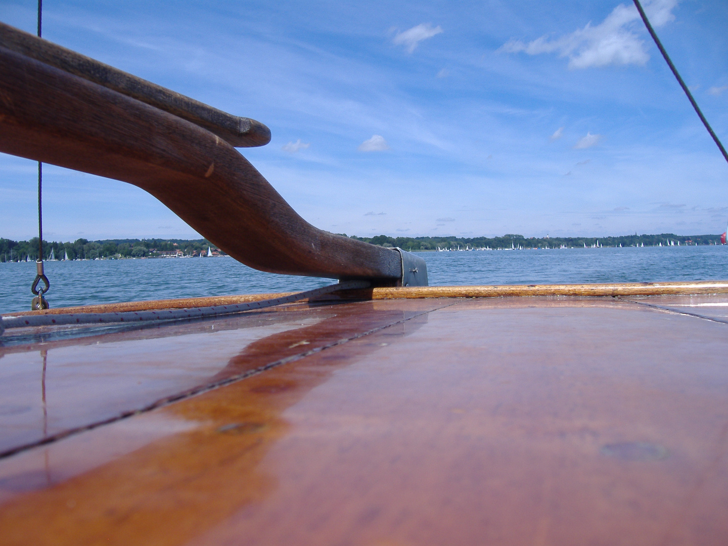 Heckausblick, Chiemsee