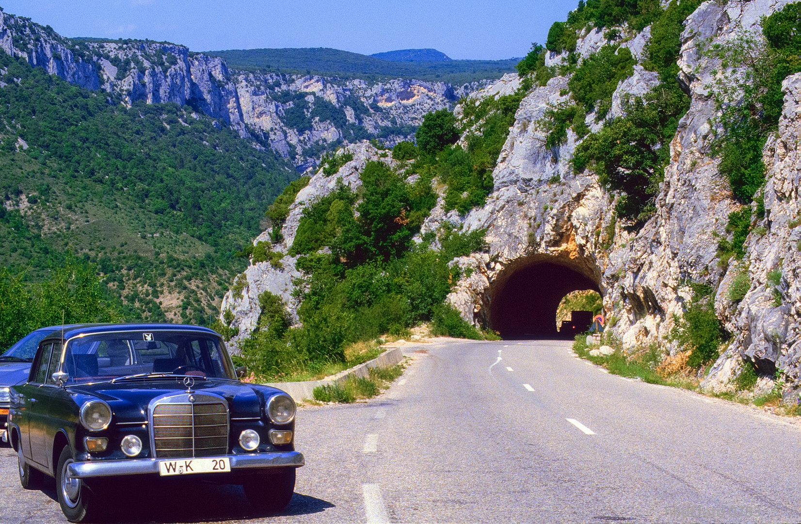 Heckflosse an der Ardèche