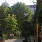 Heckmann-Höfe Blick Kuppel - Neue Synagoge in der Spandauer Vorstadt