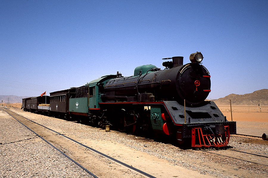 Hedschasbahn im Wadi Rum