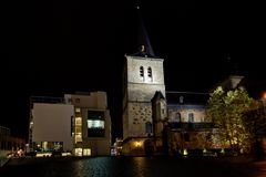 Heerlen - Pancratiusplein - Pancratiuskerk & Glaspaleis at Night