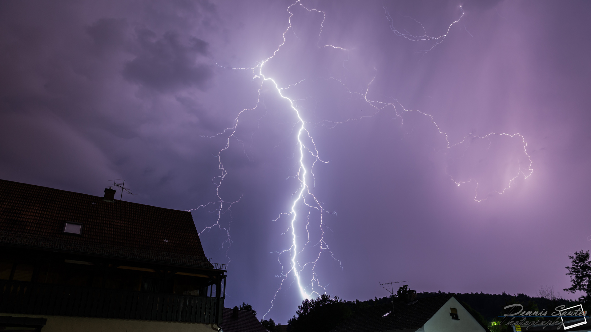 Heftiges Gewitter