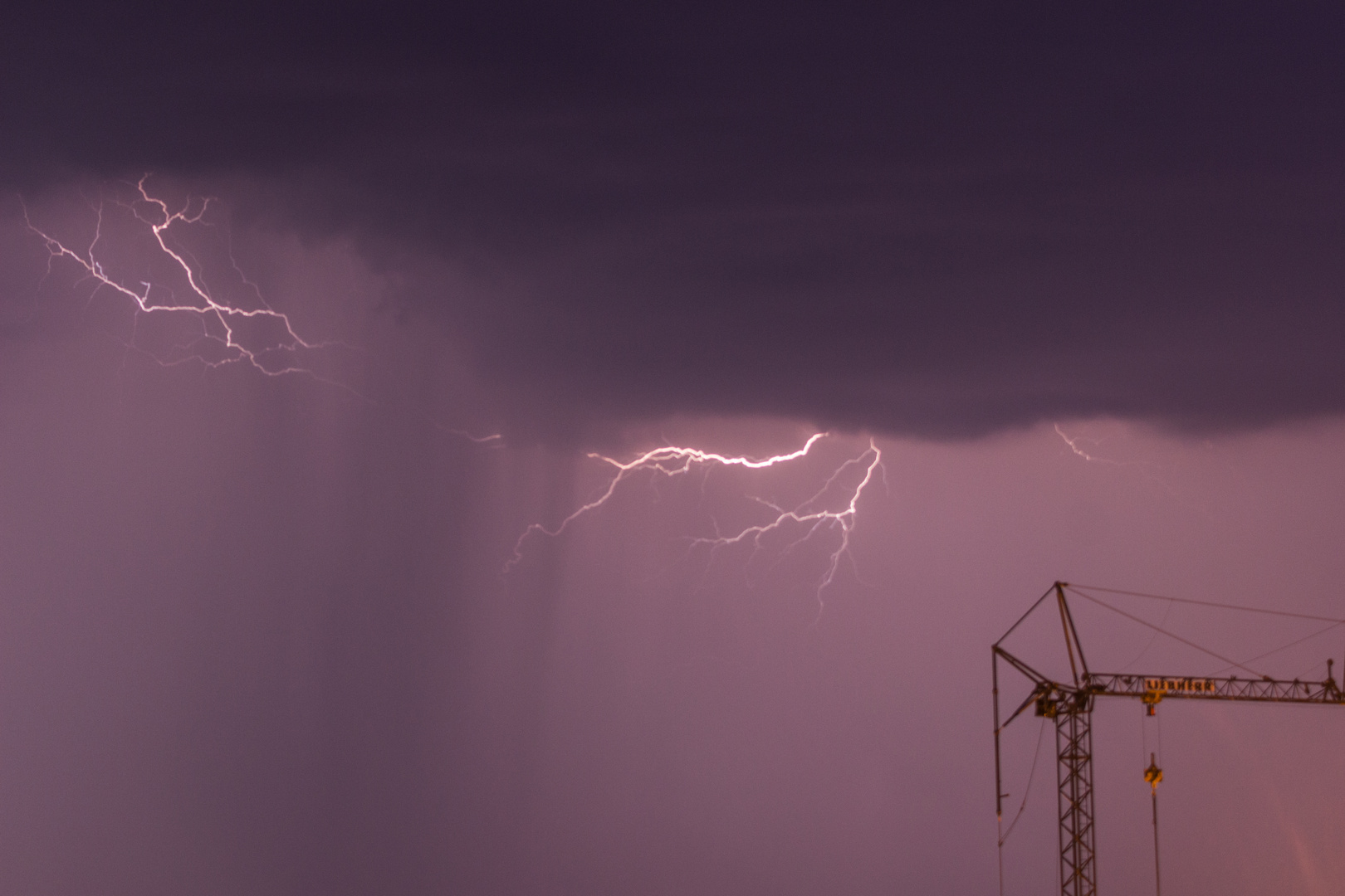 heftiges Gewitter