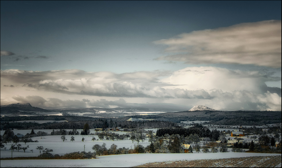 Hegau im Winter