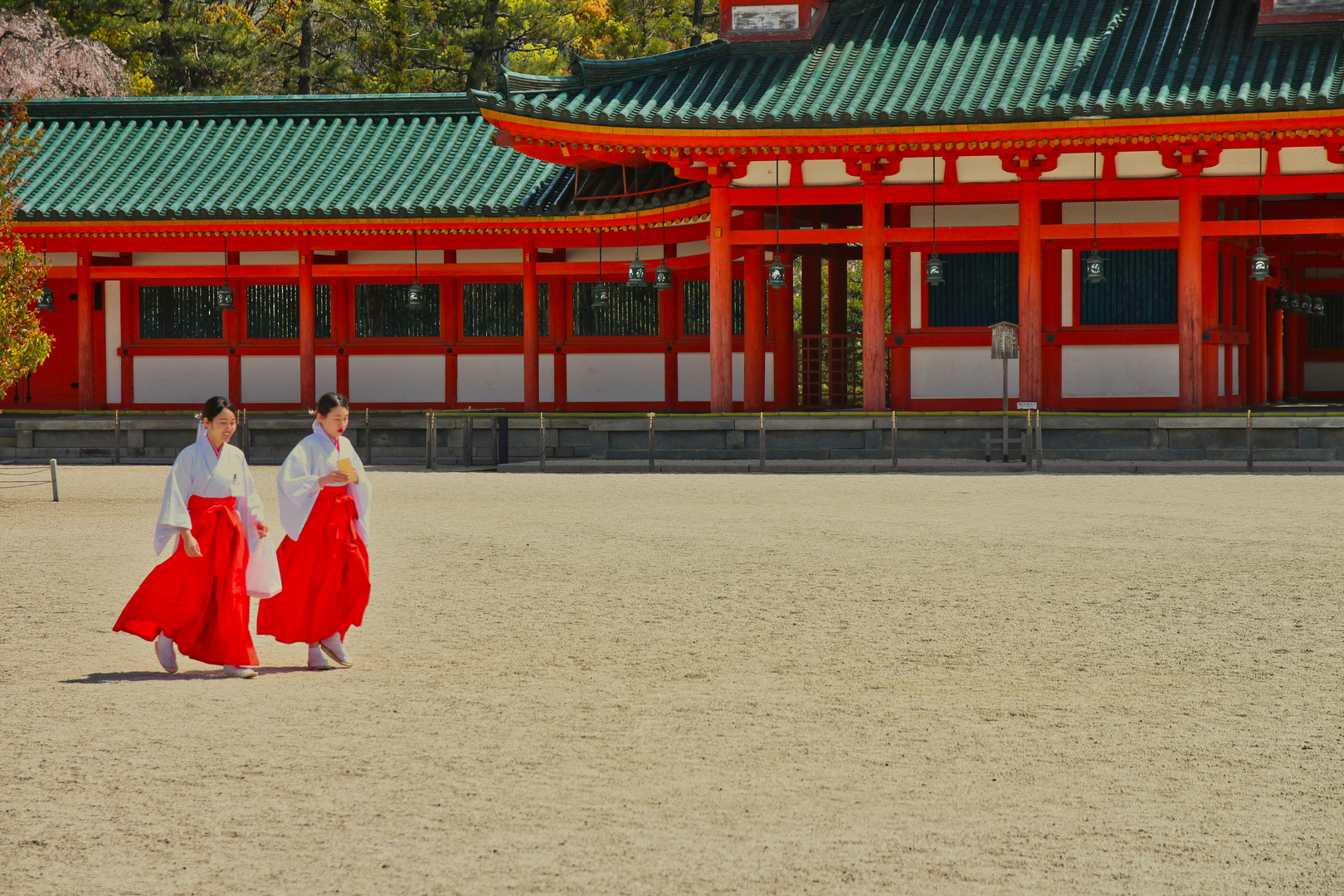 Heian-jingu Shinto-Schrein in Kyoto.