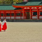 Heian-jingu Shinto-Schrein in Kyoto.