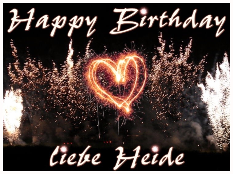 Heide hat Geburtstag