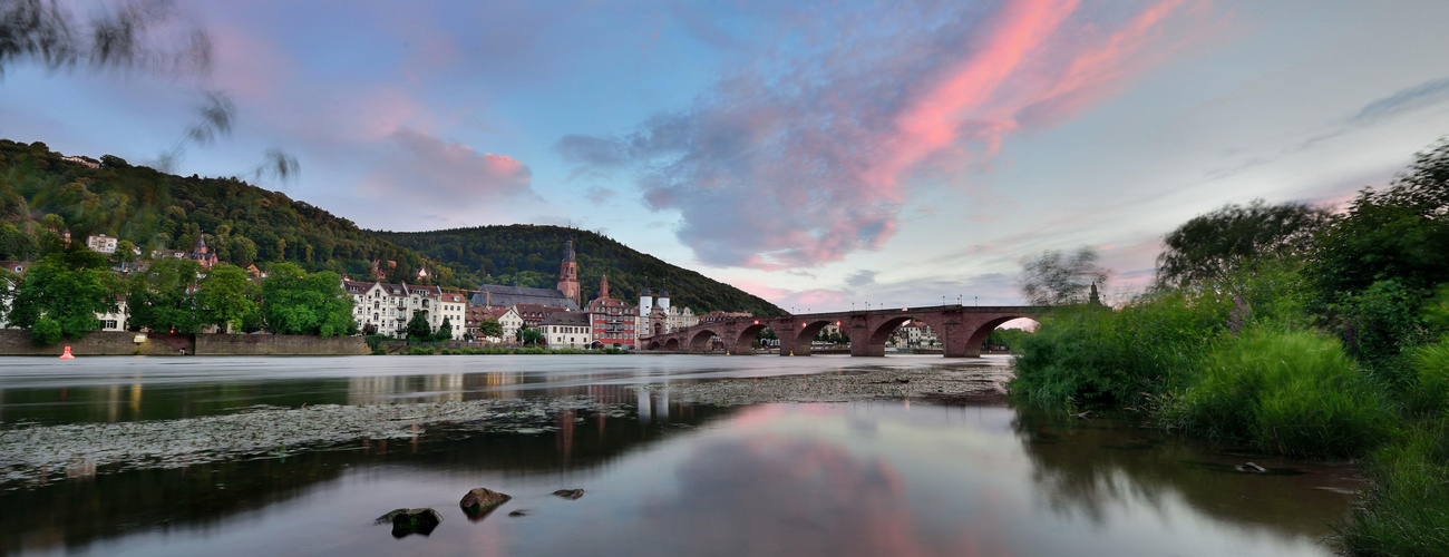 Heidelberg - Abendstimmung am Neckar