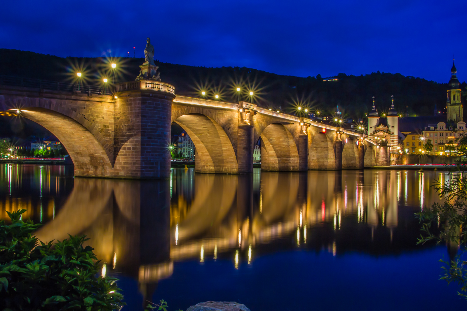 Heidelberg, Alte Brücke (Karl Theodor Brücke)