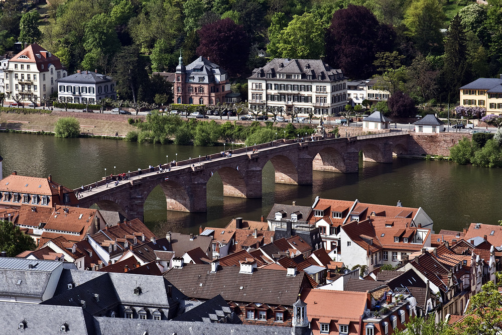 Heidelberg - Alte Brücke (Karl-Theodor-Brücke)