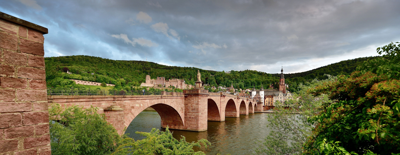 Heidelberg - Alte Brücke - Schloss