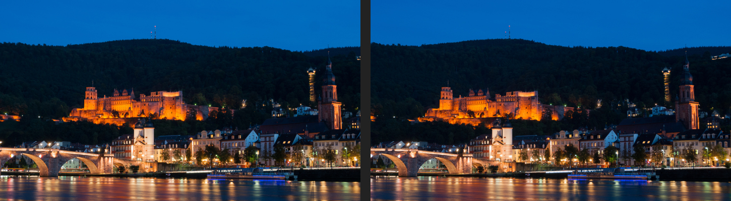 Heidelberg Alte Brücke und Schloß II