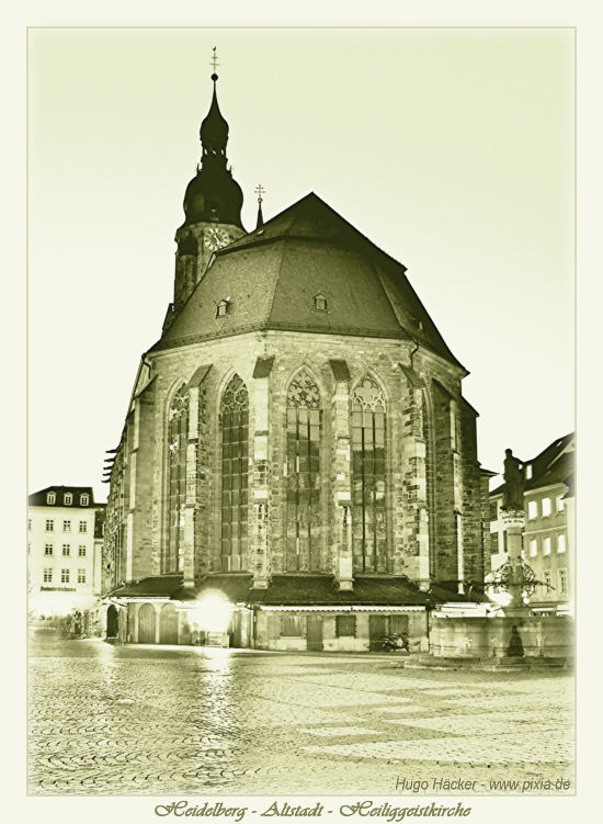 Heidelberg - Altstadt - Heiliggeistkirche